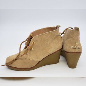 Sperry Top Sider Harlow Suede Wedge Ankle Bootie